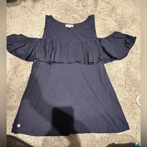 Lilly Pulitzer Open Shoulder Top - L
